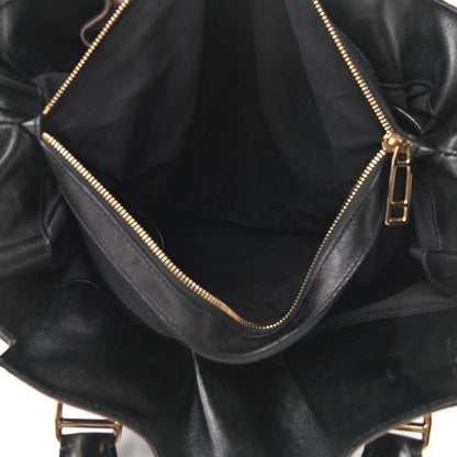 Burberry Smoked Check Chain Strap Hobo BLACK 6 of 14