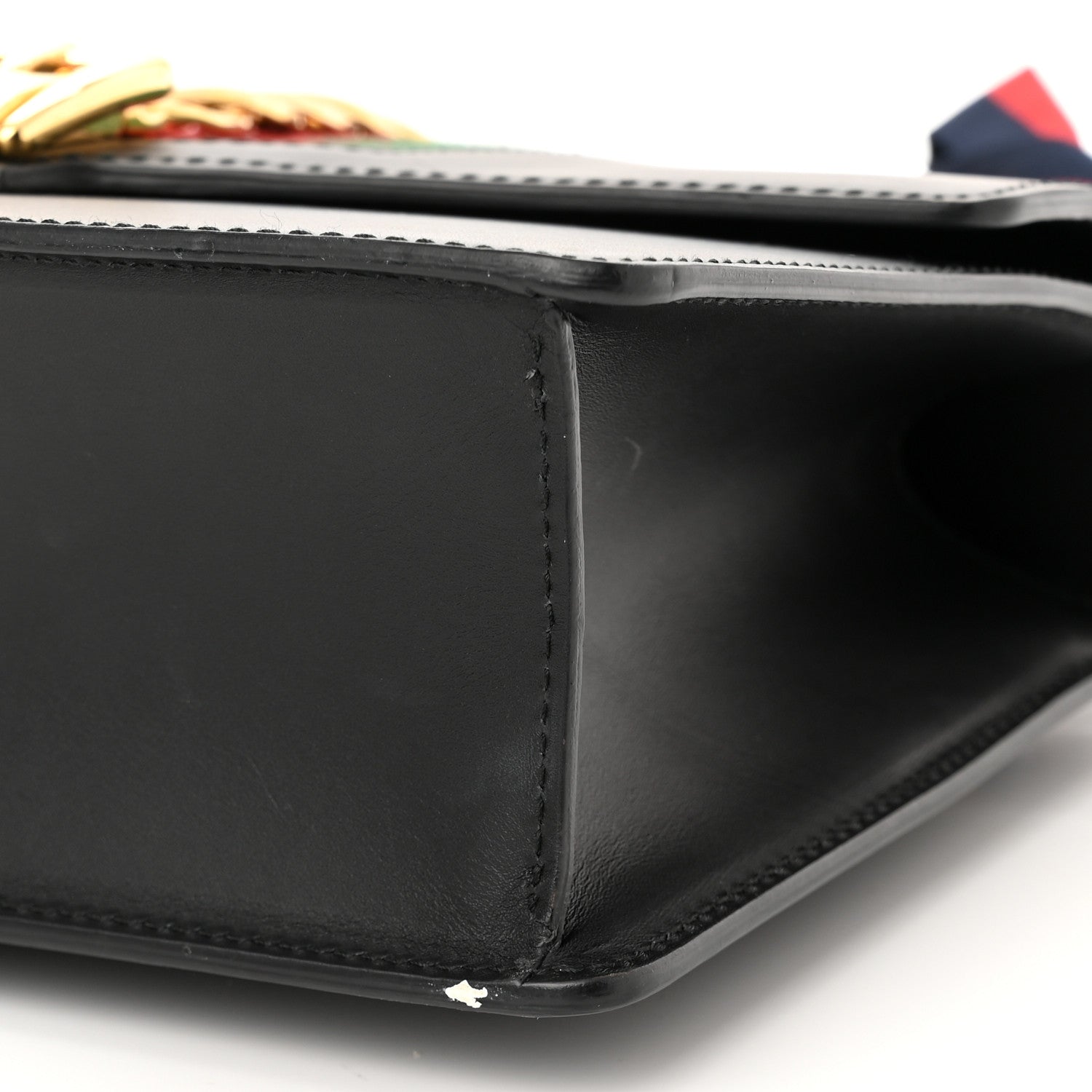 Gucci Calfskin Small Sylvie Shoulder Bag Black 12 of 14