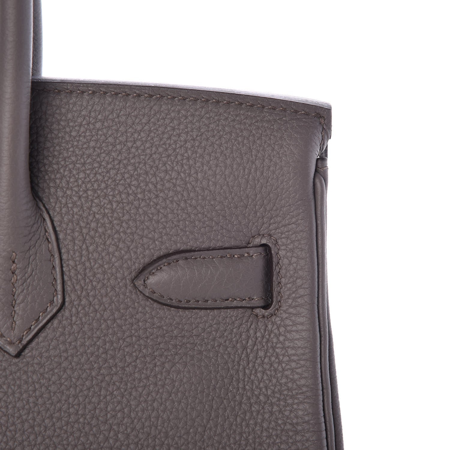 Hermes Togo Birkin 30 Etain 33 of 35