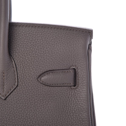 Hermes Togo Birkin 30 Etain 33 of 35
