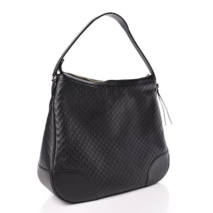 Gucci Soft Microguccissima Margaux Hobo Black 3 of 9