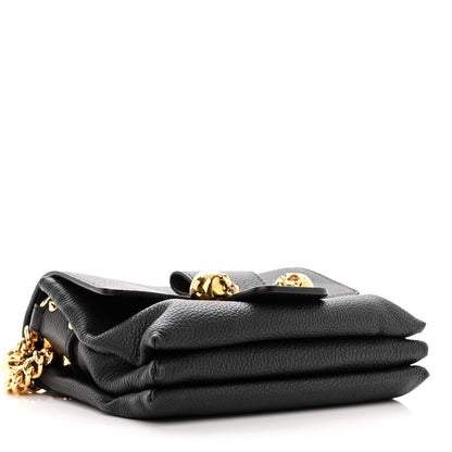 Alexander McQueen Grained Calfskin Small Skull Crossbody Black 4 of 11