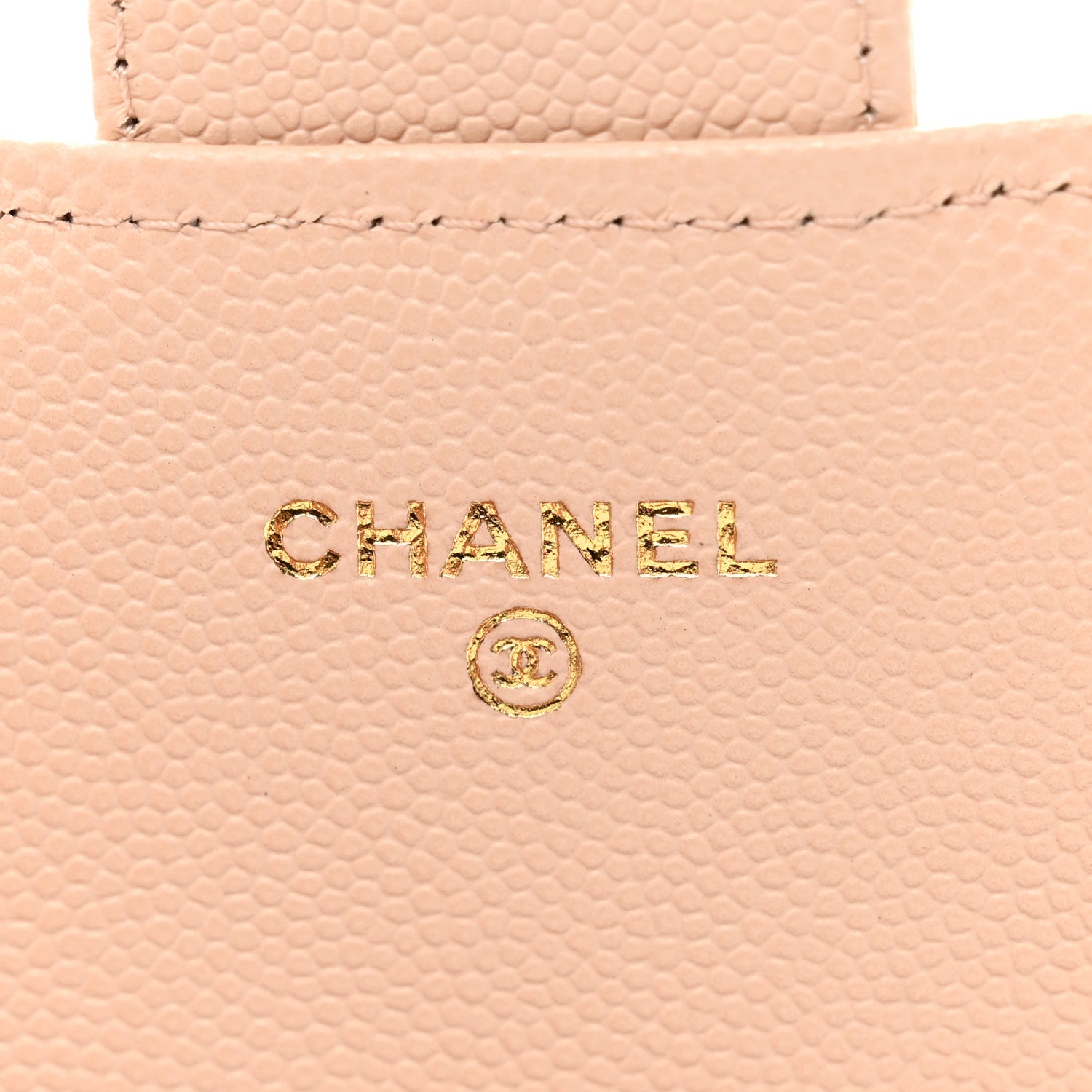 Chanel Caviar Quilted Large Gusset Flap Wallet Beige 7 of 8