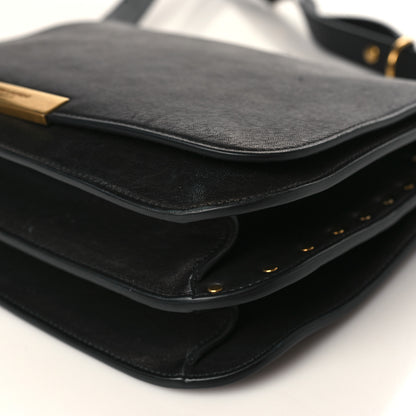 Saint Laurent Lambskin Amalia Flap Shoulder Bag Black 9 of 9