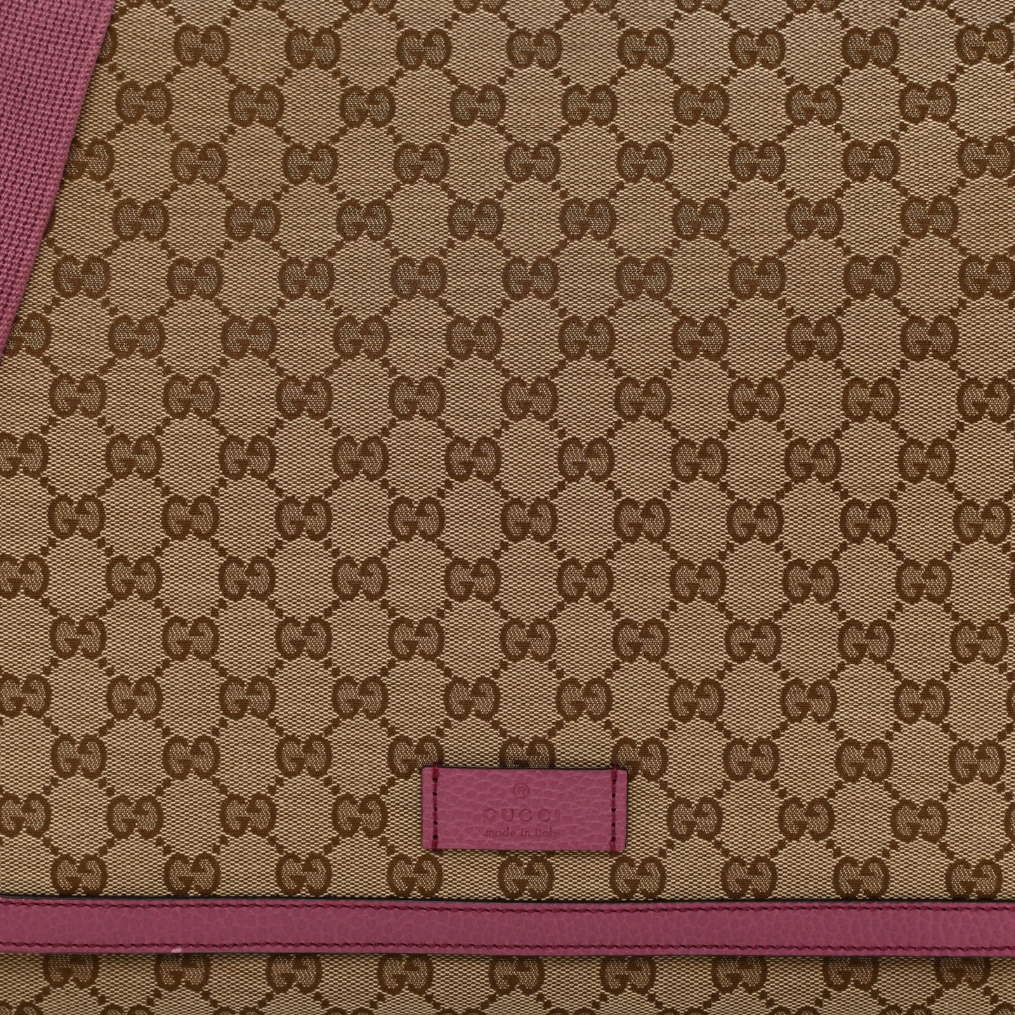 Monogram Convertible Diaper Bag Beige Peonia Flower
