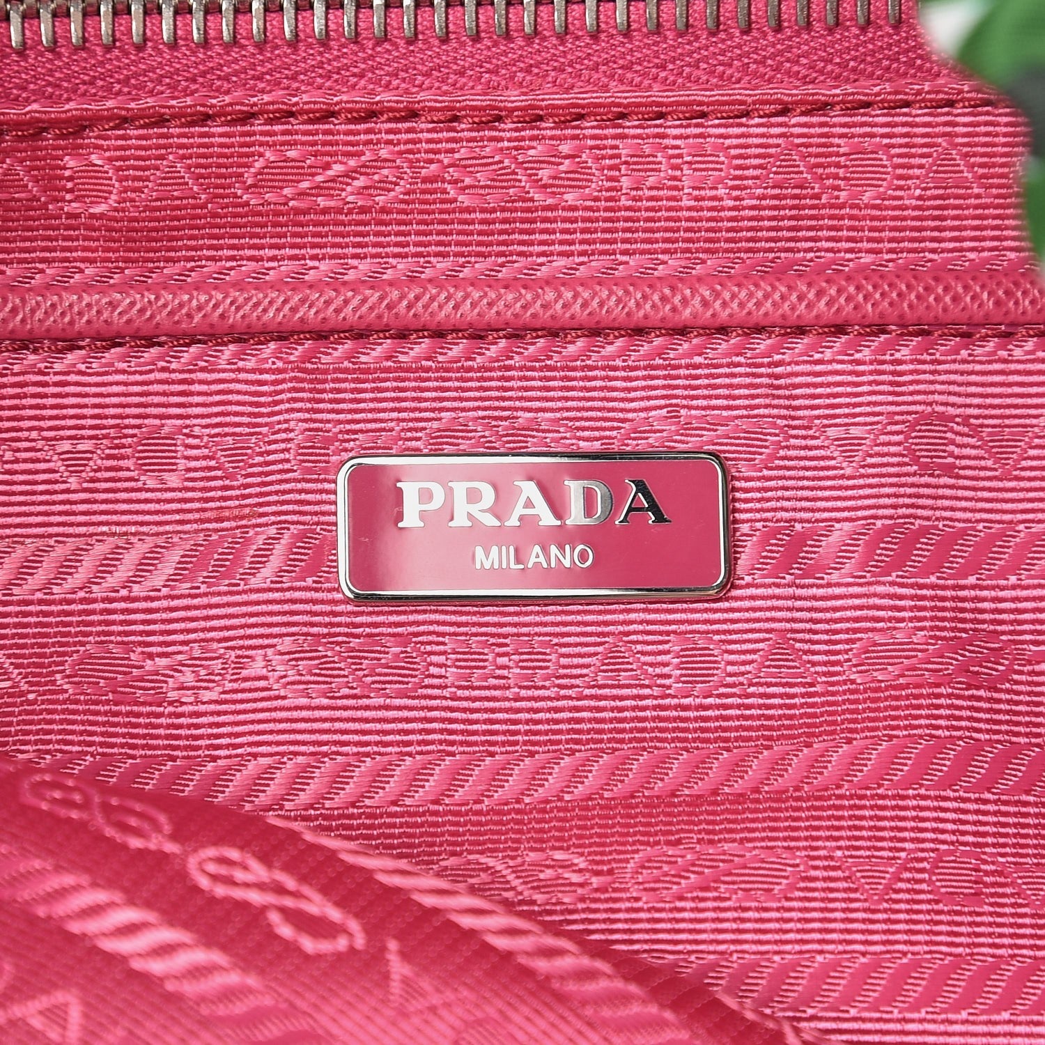 Prada Nylon Floral Print Single Buckle Backpack Pink 6 of 8