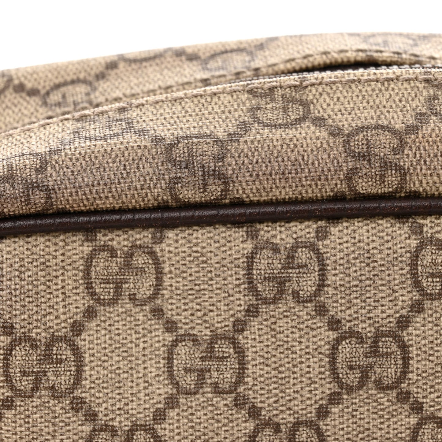 GG Plus Monogram Shoulder Bag Dark Brown