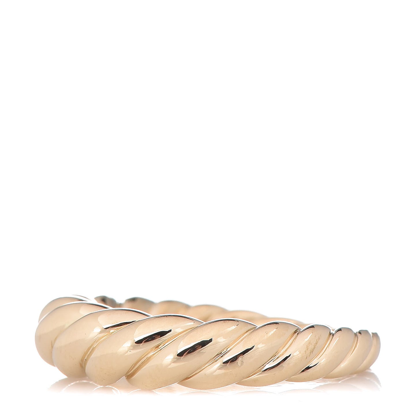 18K Yellow Gold Pure Form Stack Ring 54 7