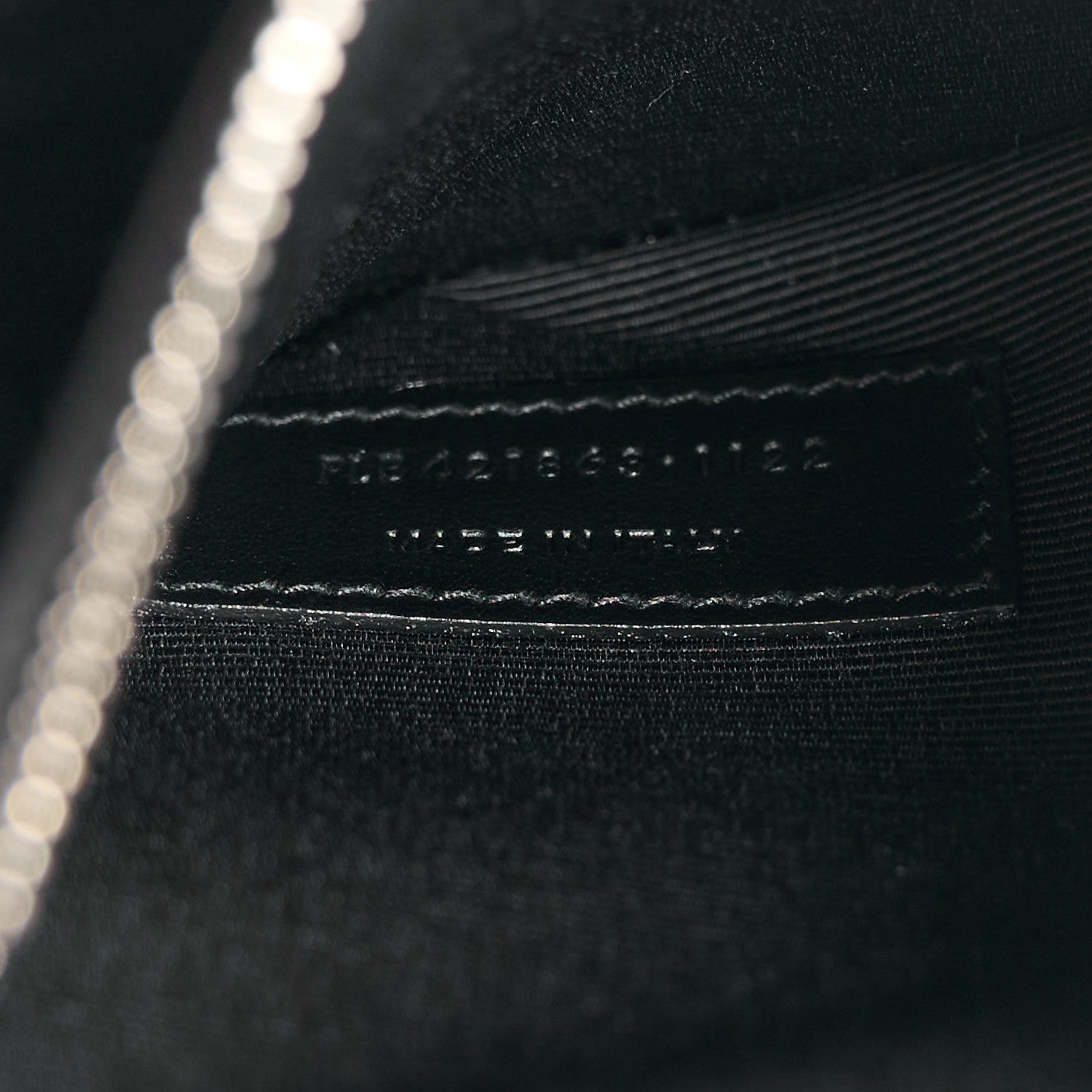 Saint Laurent Calfskin Crocodile Embossed Baby Sac De Jour Black 7 of 11
