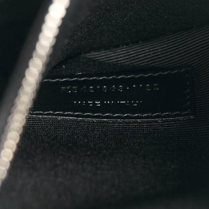 Saint Laurent Calfskin Crocodile Embossed Baby Sac De Jour Black 7 of 11