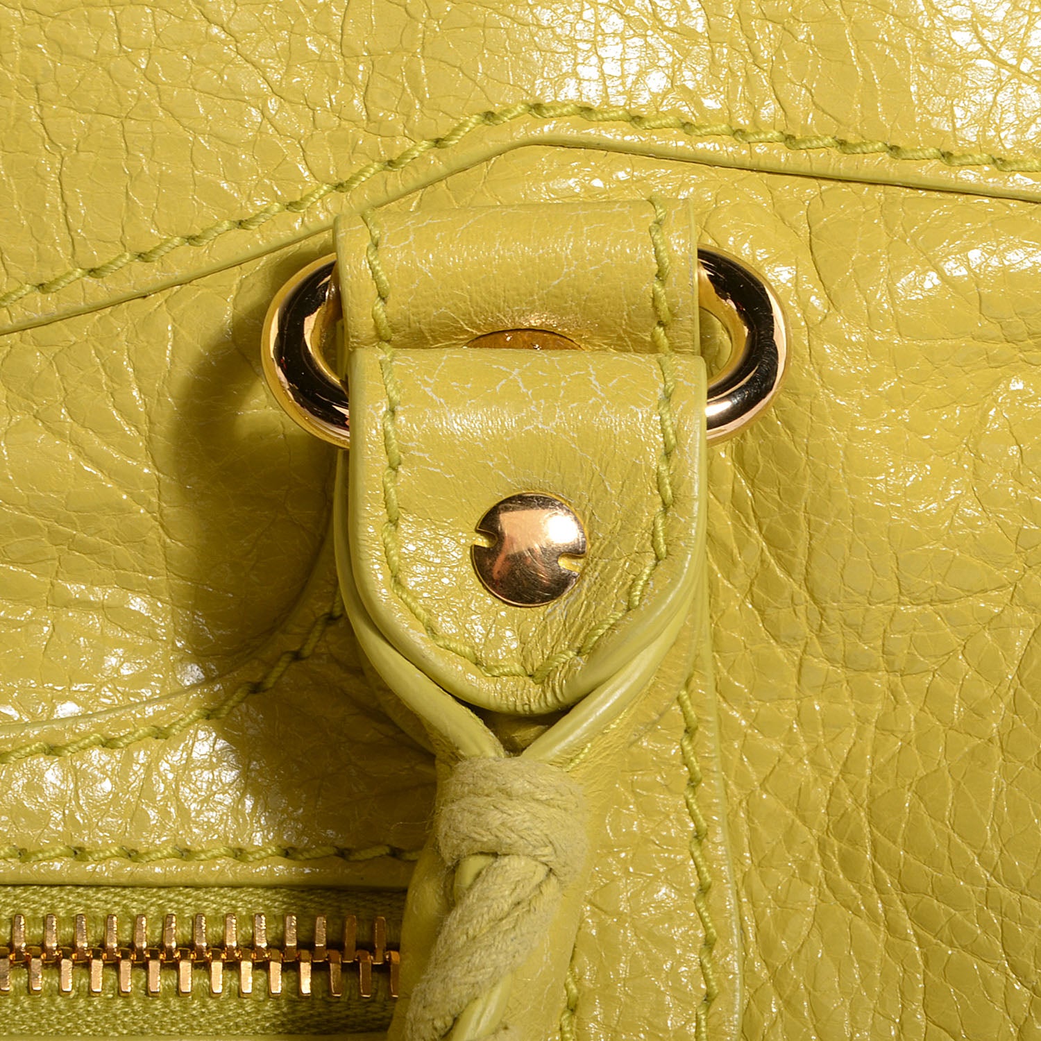 Balenciaga Agneau Giant 12 Gold Hardware Town Jaune Poussin 12 of 12