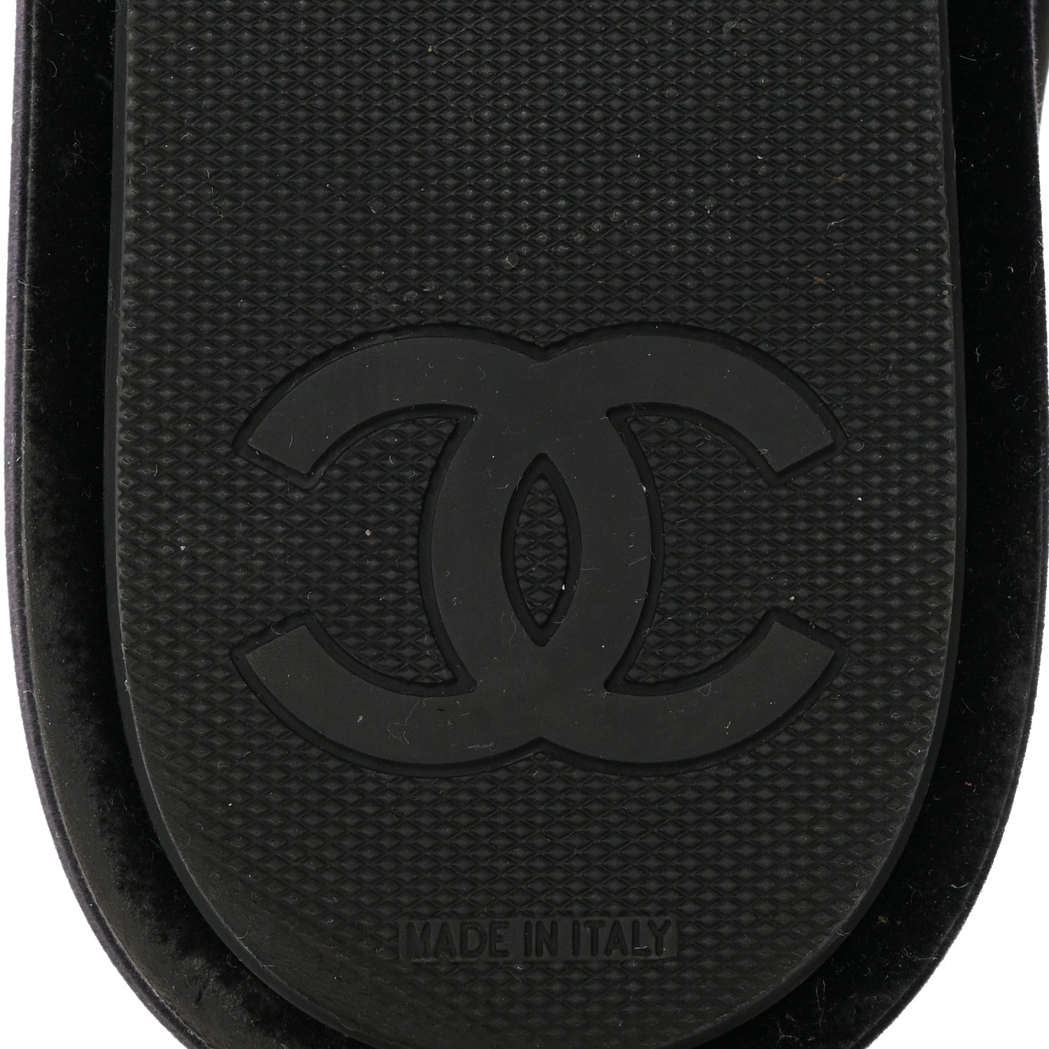 Chanel Velvet Womens CC Sneakers 35 Black 8 of 9