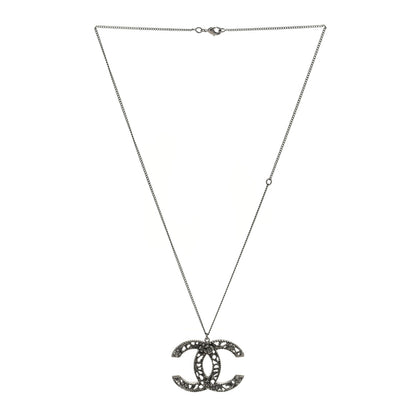 Chanel Ruthenium CC Pendant Necklace 3 of 4