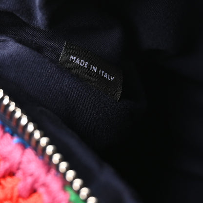 Miu Miu Fabric Crochet Pouch Multicolor 7 of 12