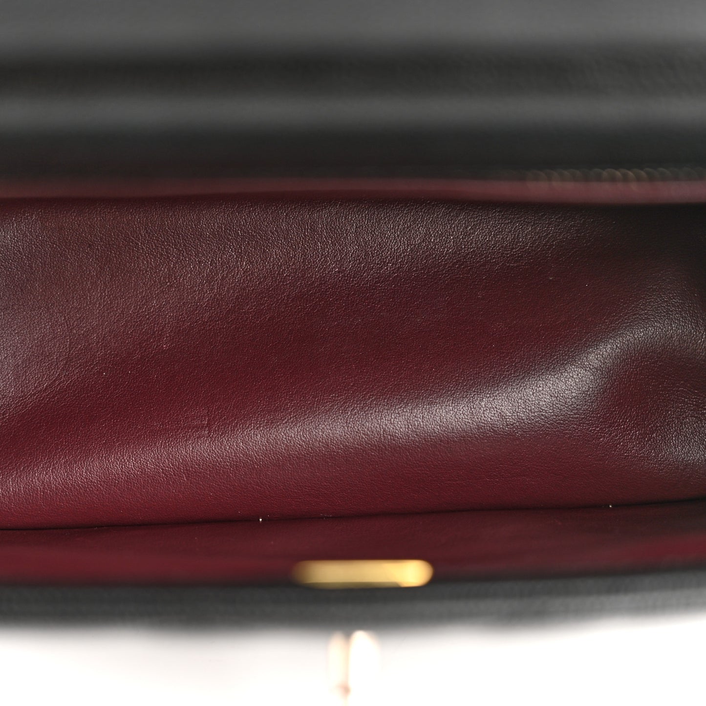 Caviar Quilted Chain Frame Flap Black