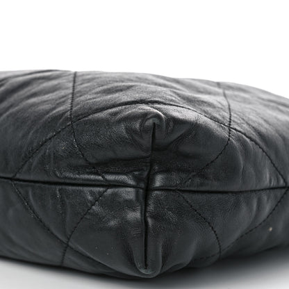 Chanel Shiny Calfskin Quilted Small Chanel 22 Black 11 of 23