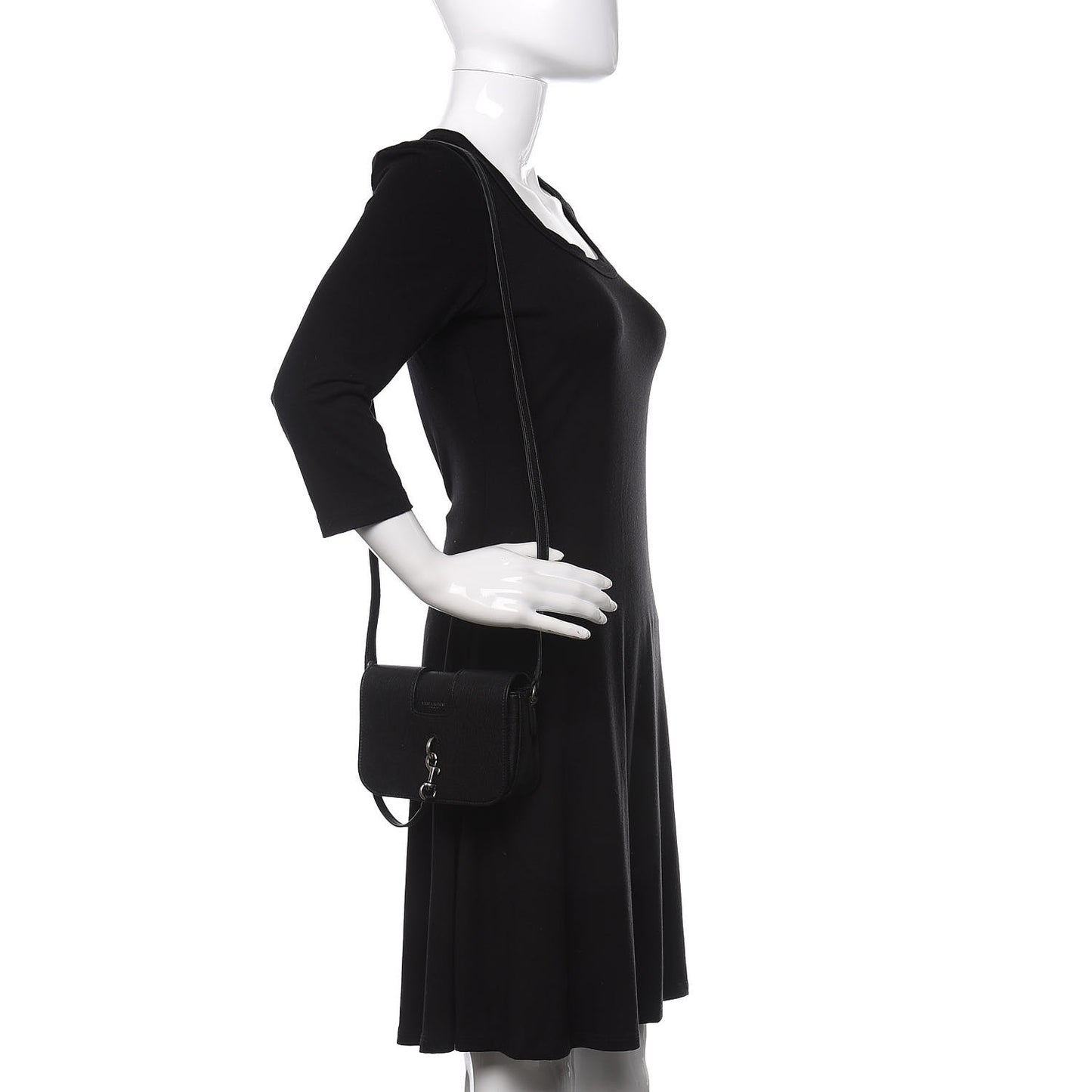 Lambskin Toy Charlotte Messenger Bag Black