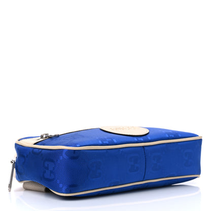 Gucci Econyl Nylon Monogram Off The Grid Belt Bag 95 38 Orient Blue New Plaster 4 of 10
