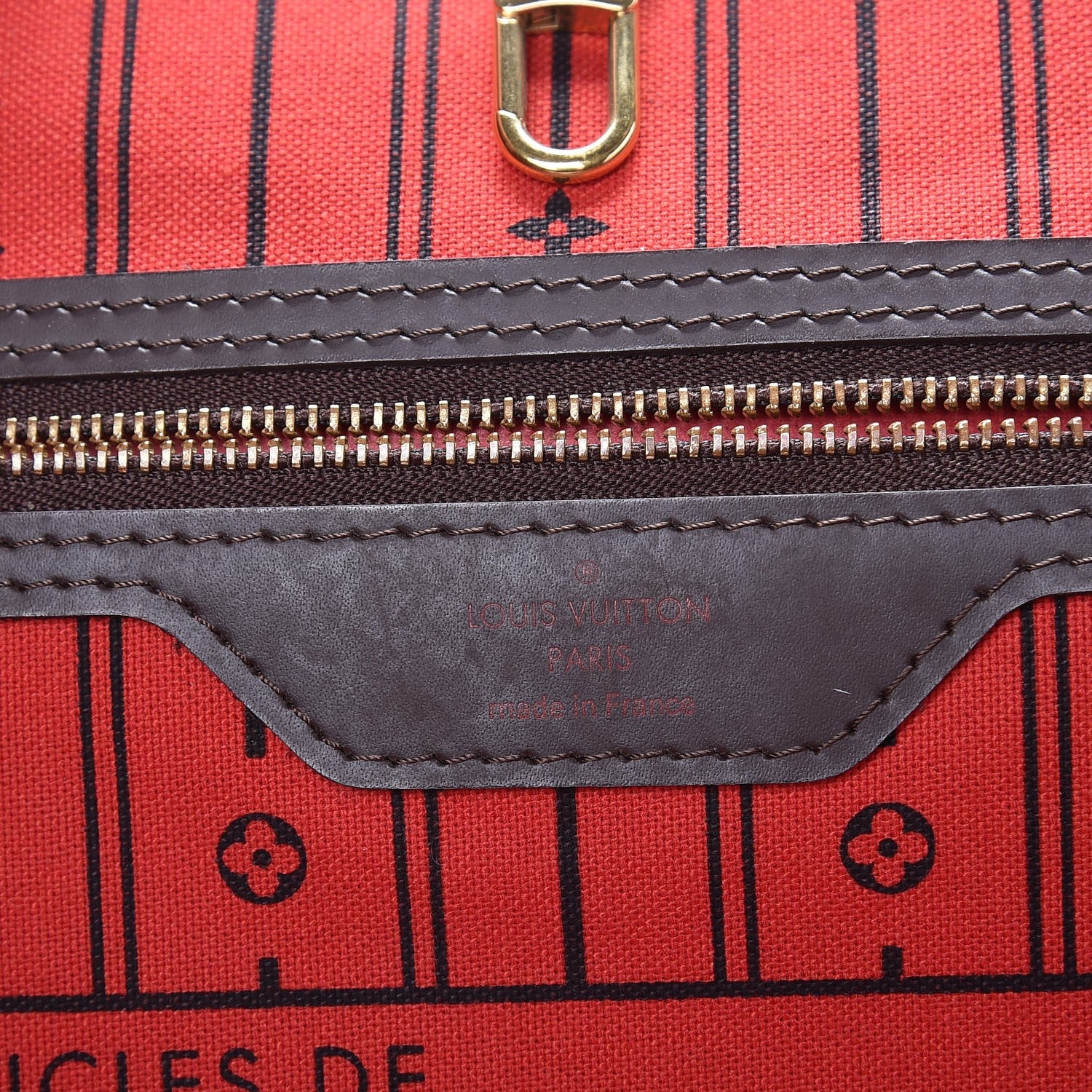 Louis Vuitton Damier Ebene Neverfull GM 6 of 9