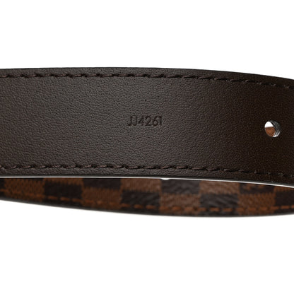 Louis Vuitton Mini Damier Ebene 25mm LV Initiales Belt 80 32 3 of 8