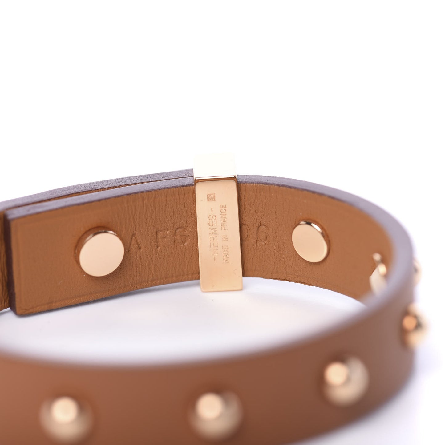 Box Mini Dog Clous Ronds Bracelet T2 Gold