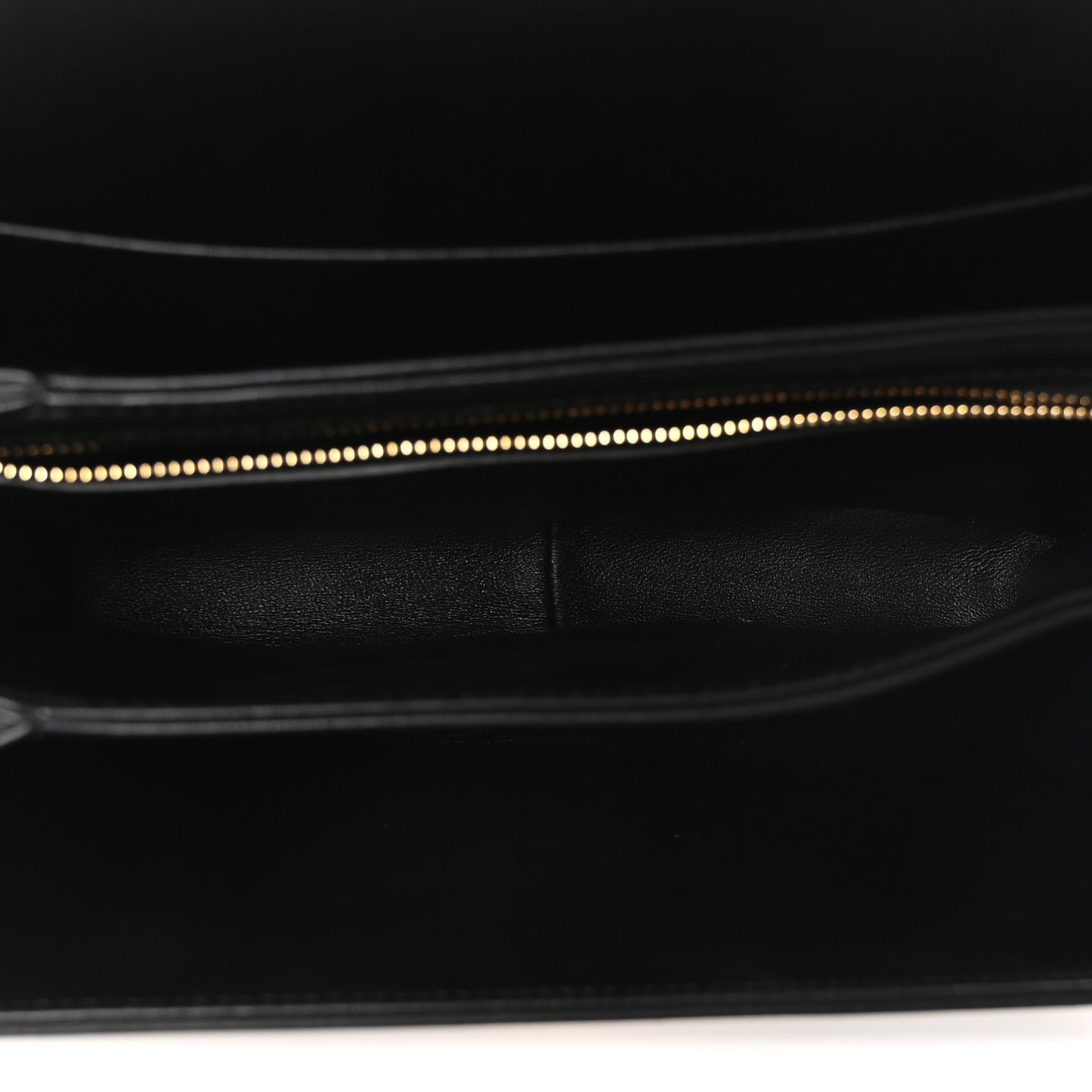 Shiny Calfskin Medium Triomphe Black