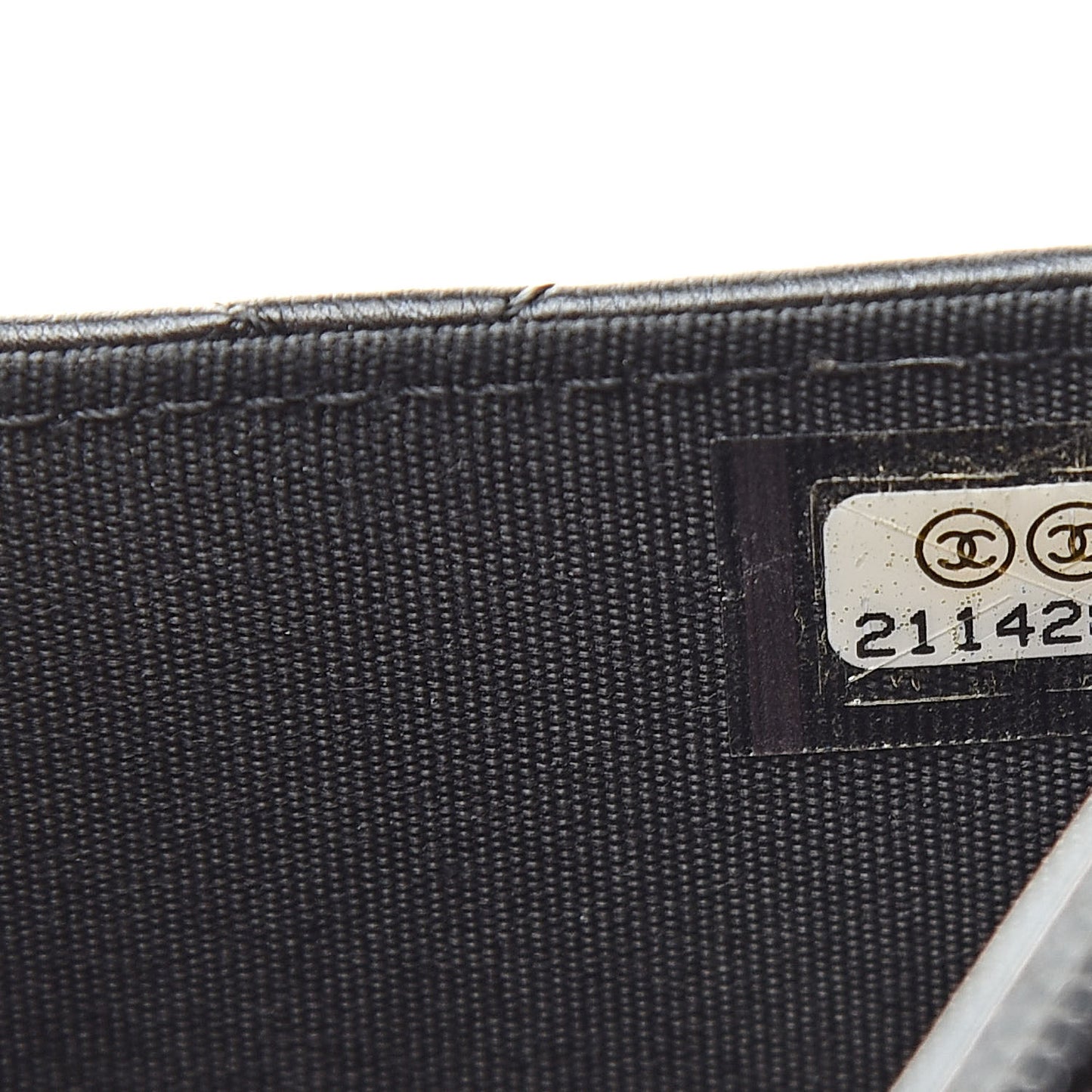 Aged Calfskin Calfskin Quilted Boy Wallet On Chain WOC Black