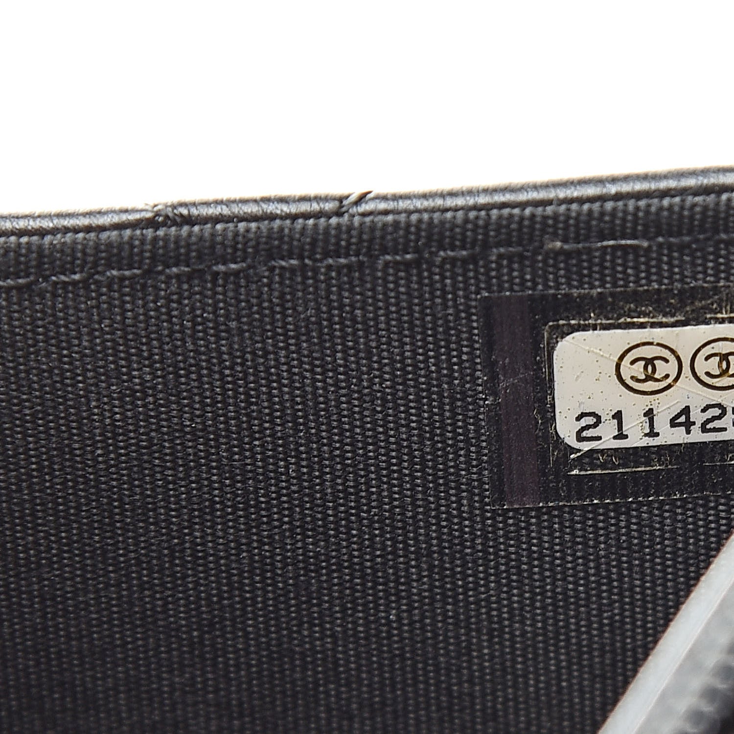 Chanel Aged Calfskin Calfskin Quilted Boy Wallet On Chain WOC Black 8 of 13