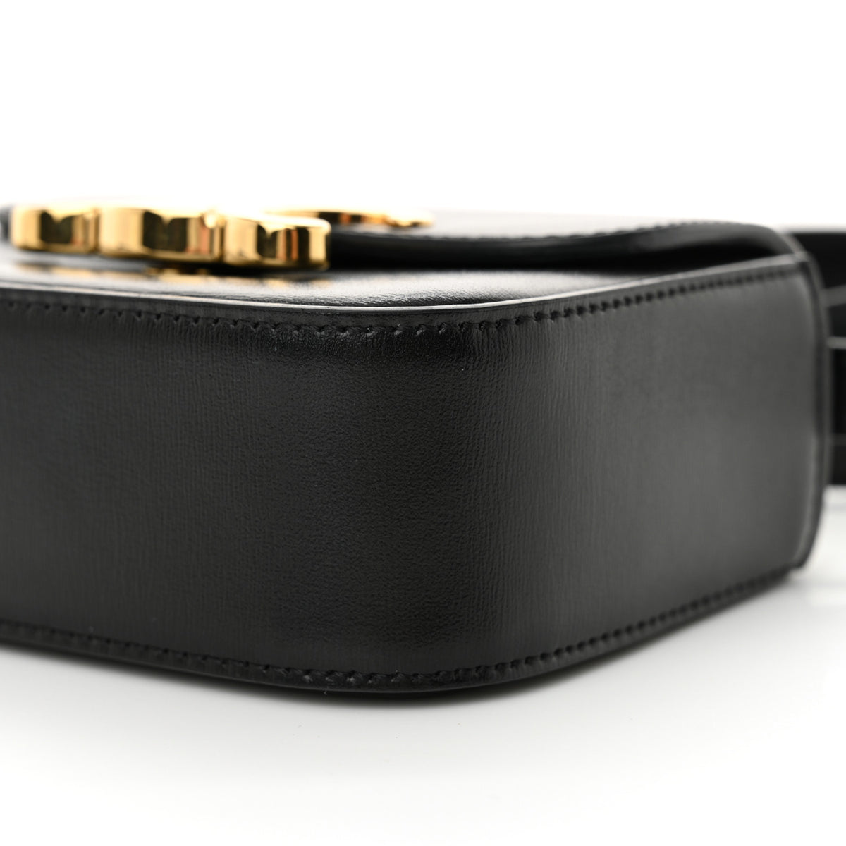 Celine Shiny Calfskin Mini Triomphe Black 10 of 12