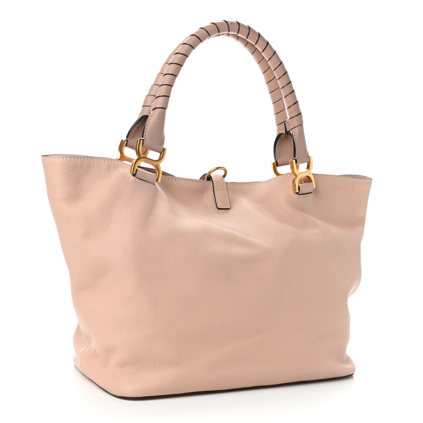 Calfskin Large New Marcie Tote Blush Nude
