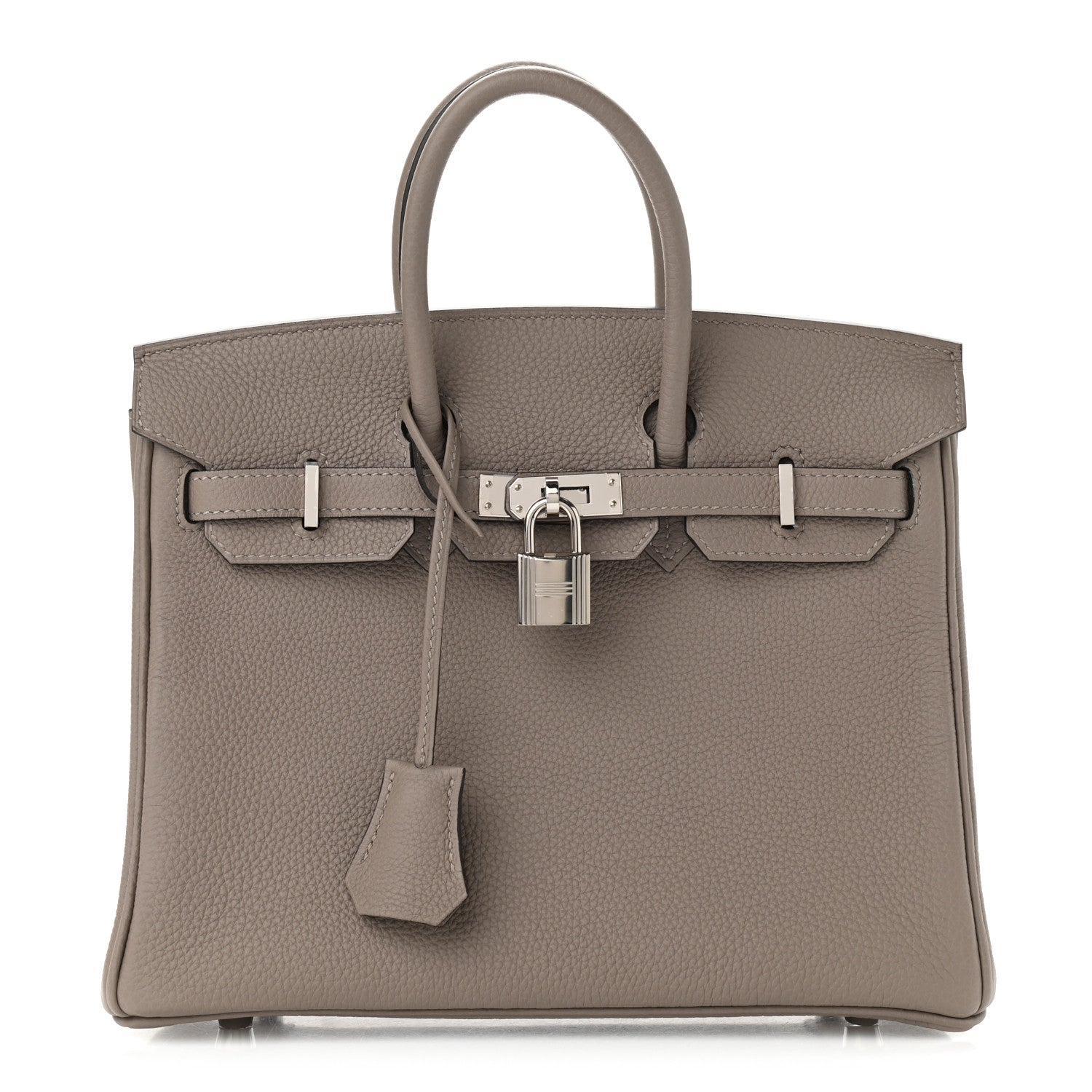 Hermes Togo Horseshoe Birkin 25 Gris Asphalte 1 of 11