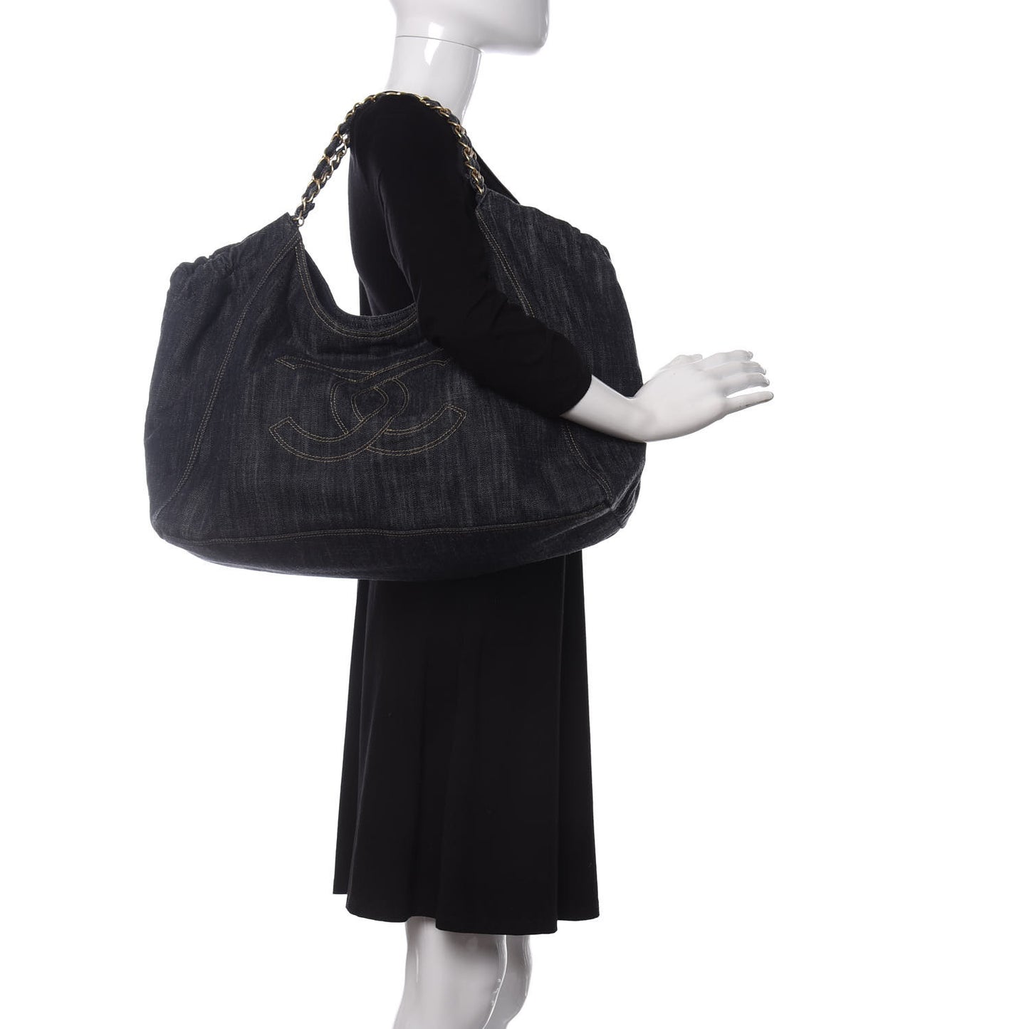 Denim XL Coco Cabas Tote Blue