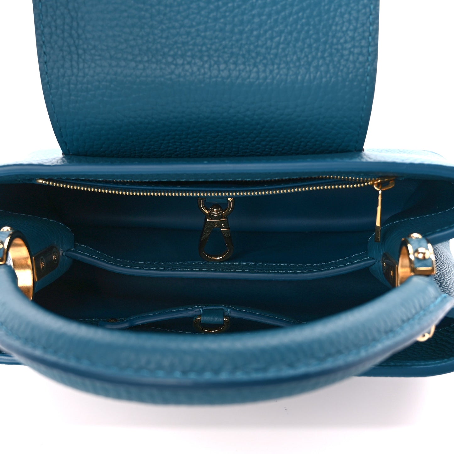 Taurillon Snakeskin Capucines BB Mallard