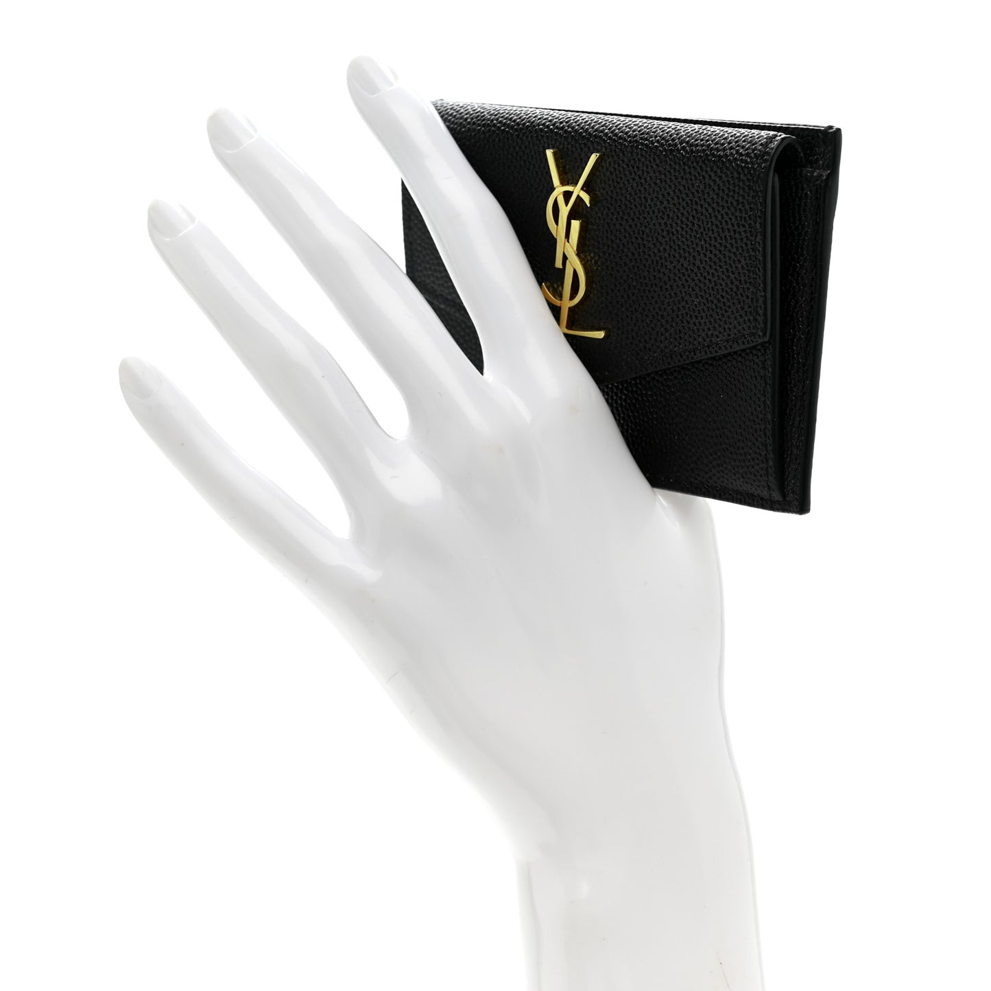 Grain De Poudre Uptown Monogram Card Case Black