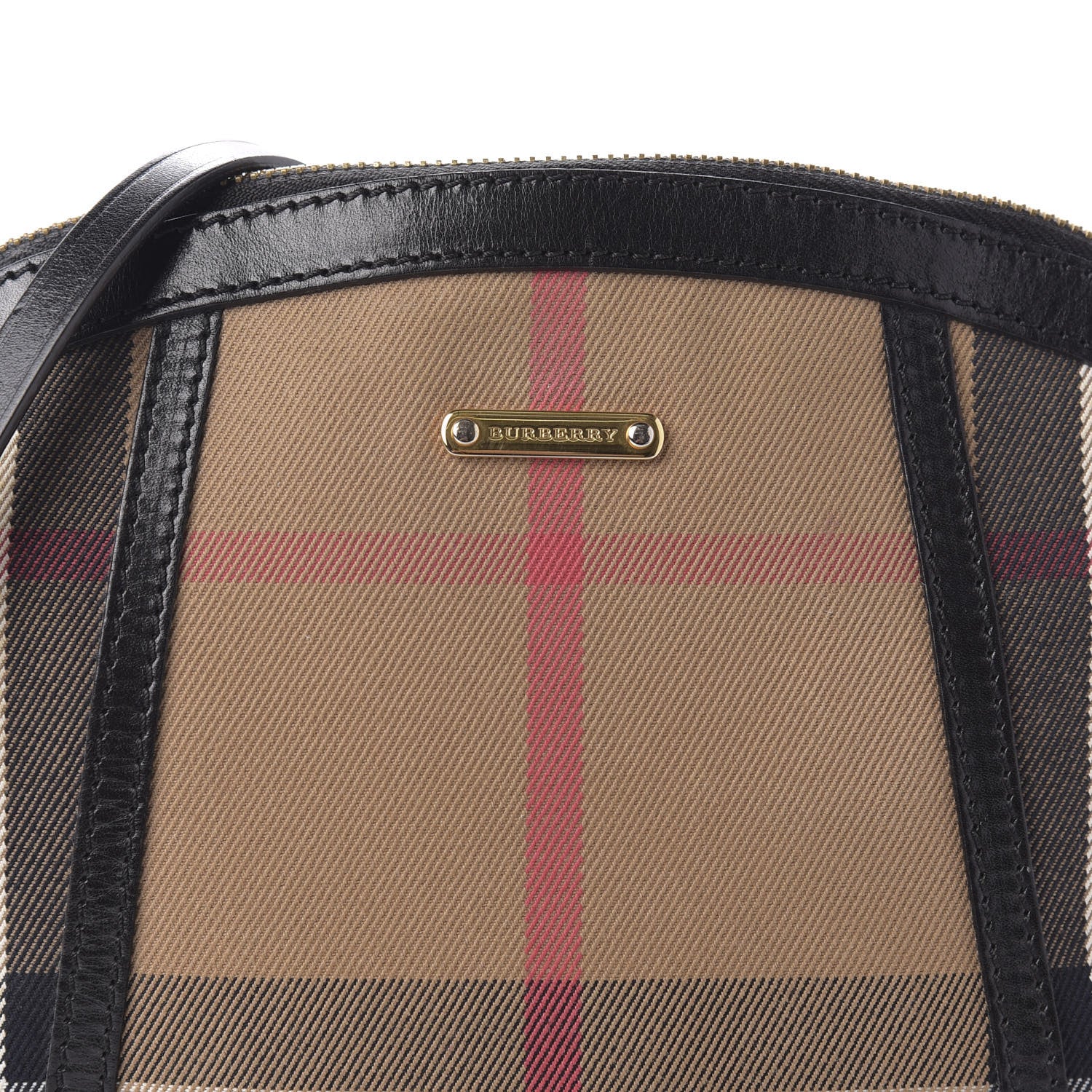 Burberry House Check Mini Orchard Crossbody Black 9 of 9