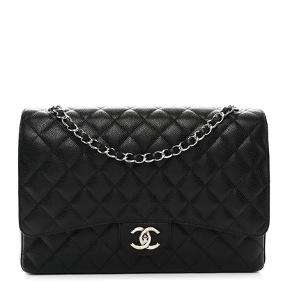 Chanel Caviar Quilted Maxi Double Flap Black 1 of 10