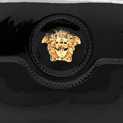 Versace Patent Mini La Medusa Bag Black 7 of 11