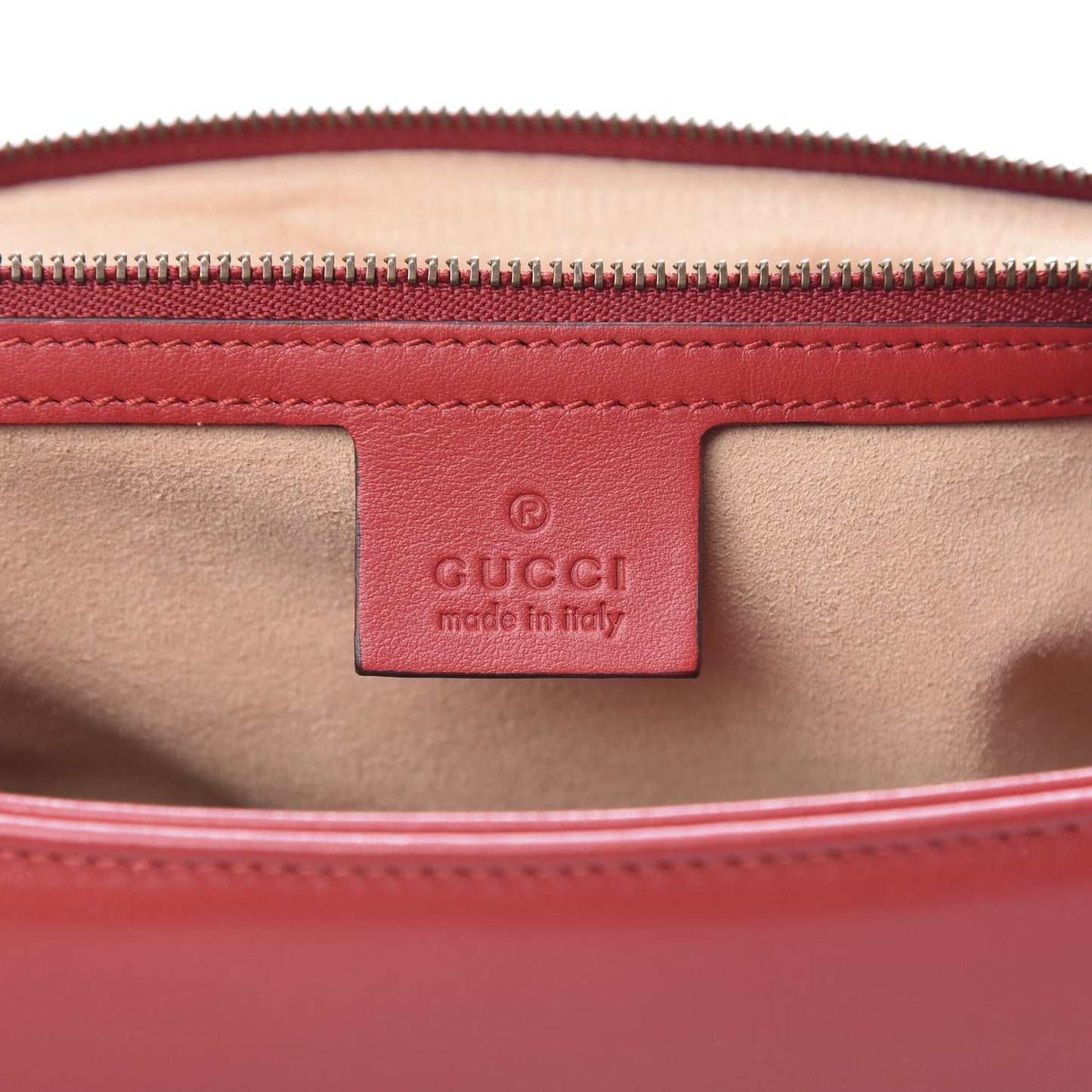 Calfskin Matelasse Large GG Marmont Shoulder Bag Hibiscus Red