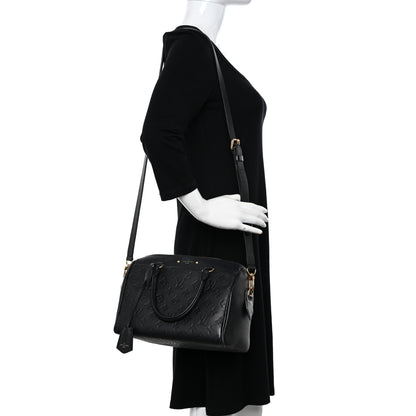 Louis Vuitton Empreinte Speedy Bandouliere 25 NM Black 2 of 14