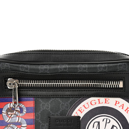 Gucci GG Supreme Monogram Night Courrier Belt Bag Black Multicolor 8 of 10