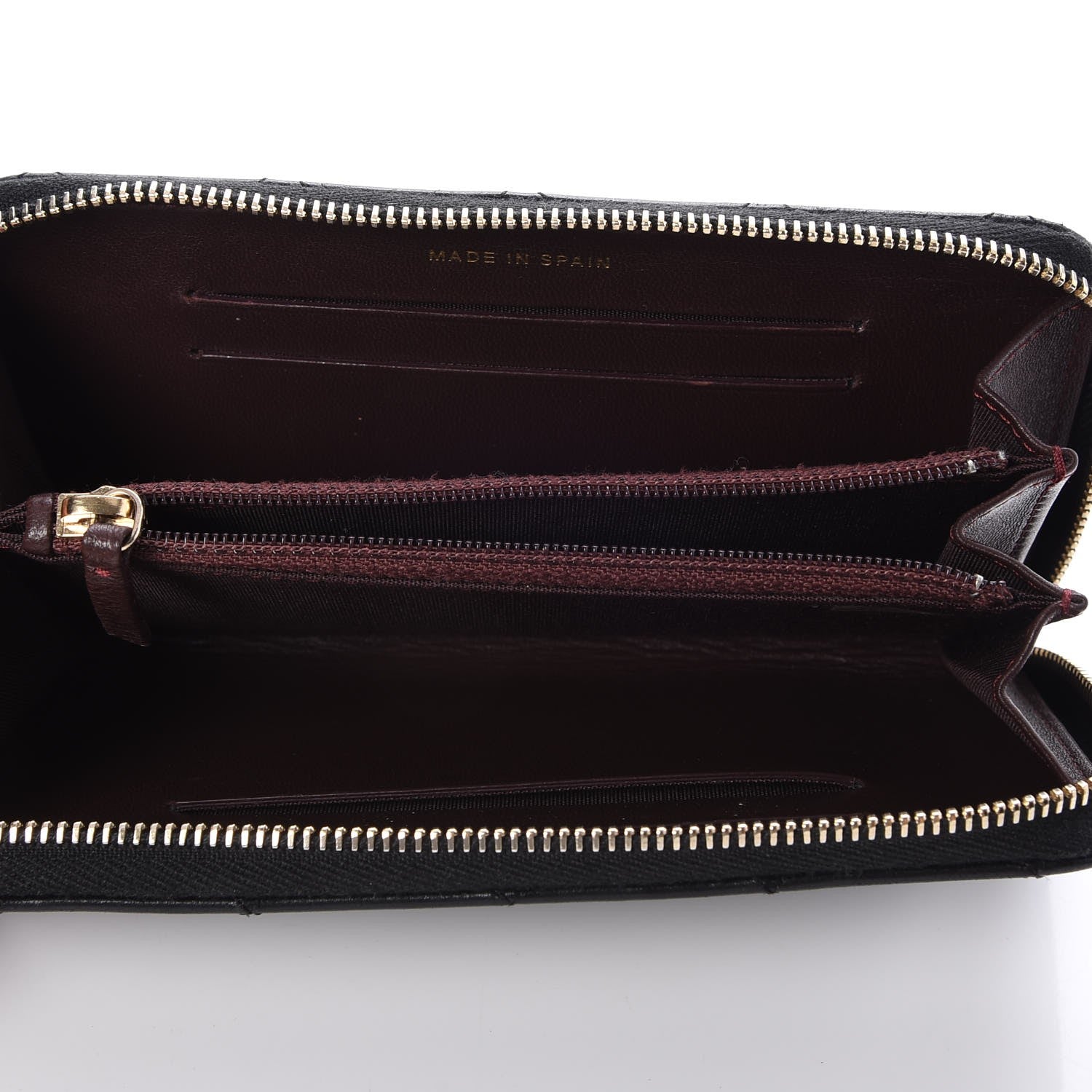 Chanel Lambskin Quilted Small Trendy CC Zip Around Wallet Black 5 of 9