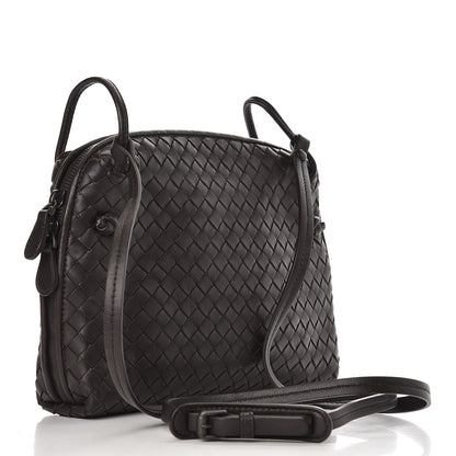 Bottega Veneta Nappa Intrecciato Pillow Crossbody Messenger Espresso 3 of 9