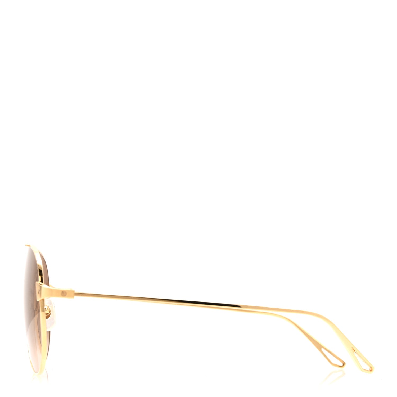 Cartier Santos Aviator Sunglasses CT0298S Gold 3 of 9