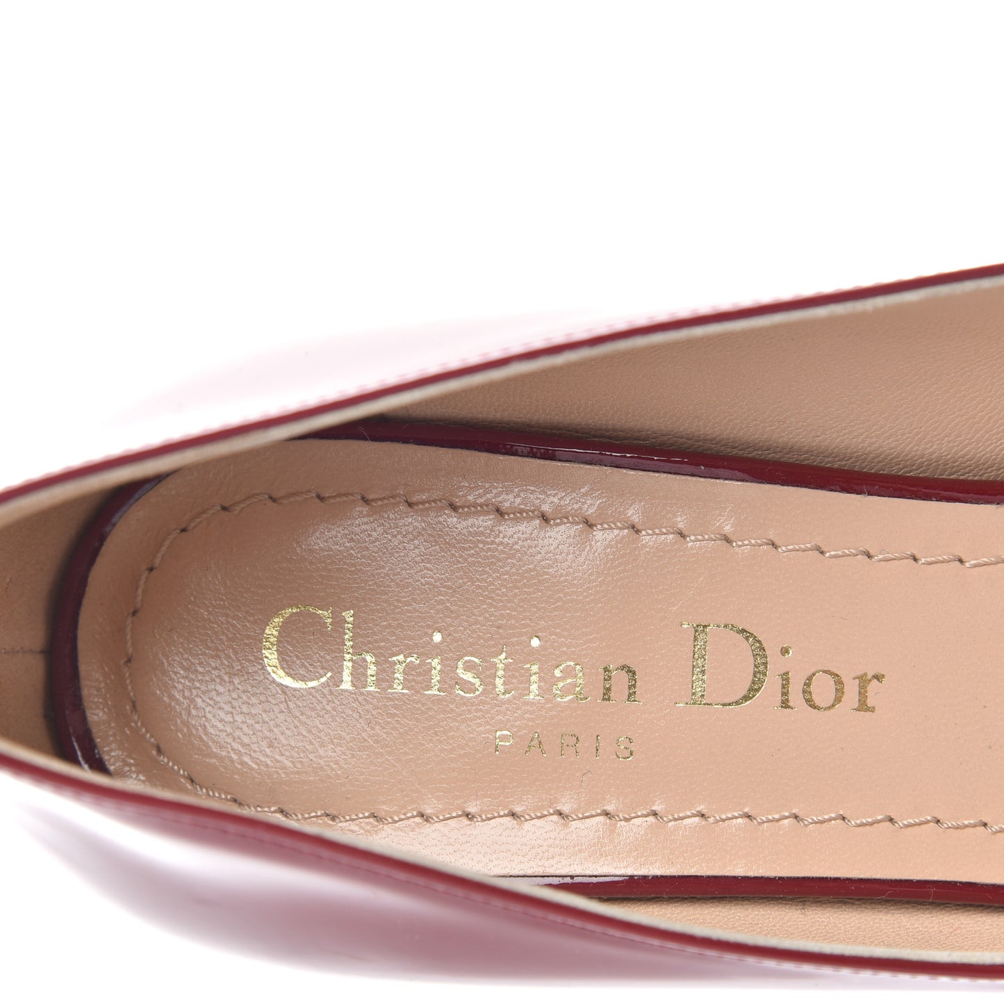 Patent Baby-D Ballet Pumps 38 Scarlet