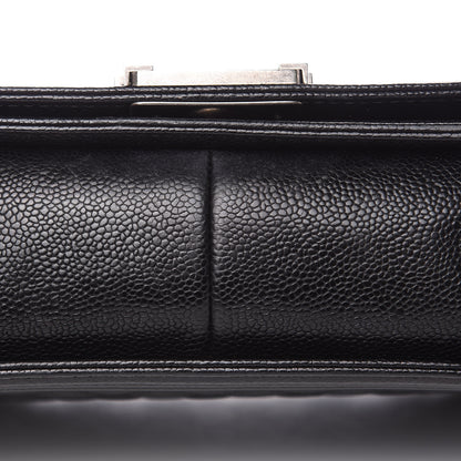 Chanel Caviar Quilted Medium Boy Flap Black 9 of 13