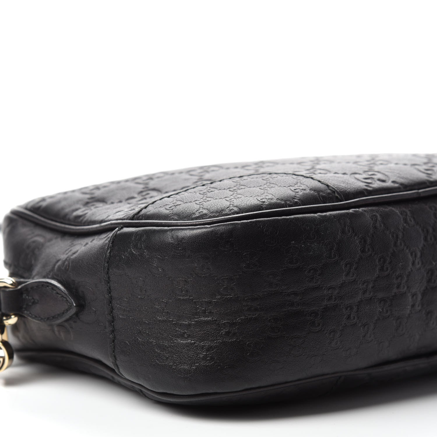 Gucci Guccissima Mini Bree Messenger Bag Black 6 of 11