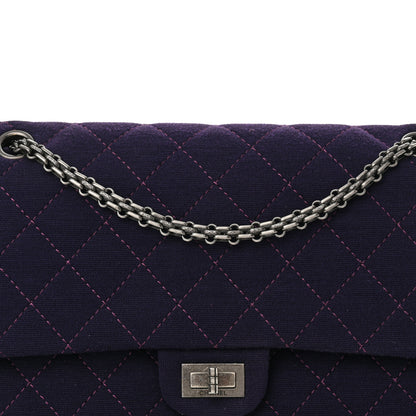 Chanel Jersey Quilted 2.55 Reissue 226 Flap Purple 8 of 10