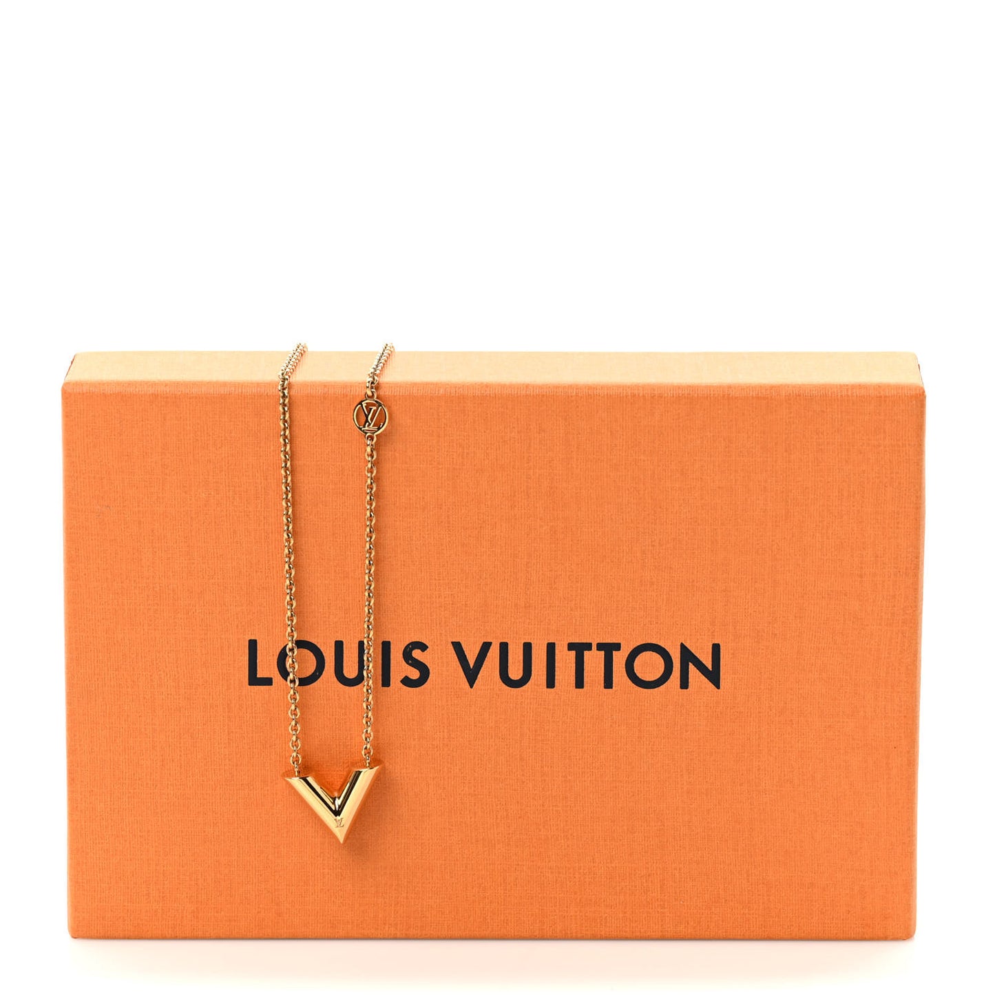 Essential V Necklace Gold