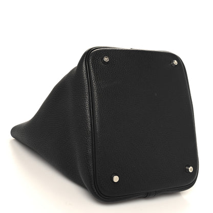 Hermes Taurillon Clemence Picotin Lock 22 MM Black 4 of 12