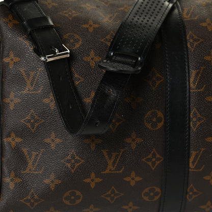 Louis Vuitton Monogram Macassar Keepall Bandouliere 45 16 of 17